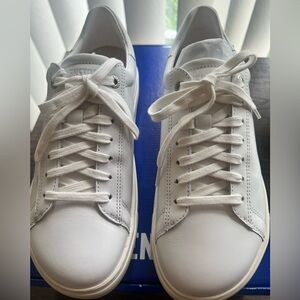 New Birkenstock Bend Low White Leather Sneaker